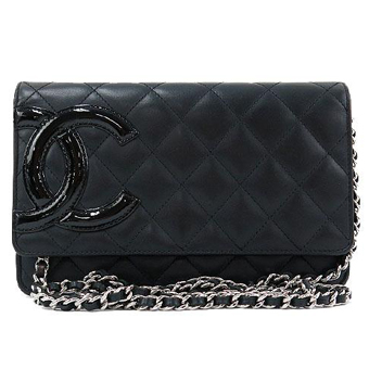 CHANEL シャネル カンボンライン コピー CH-BAG093 サイフ シルバー